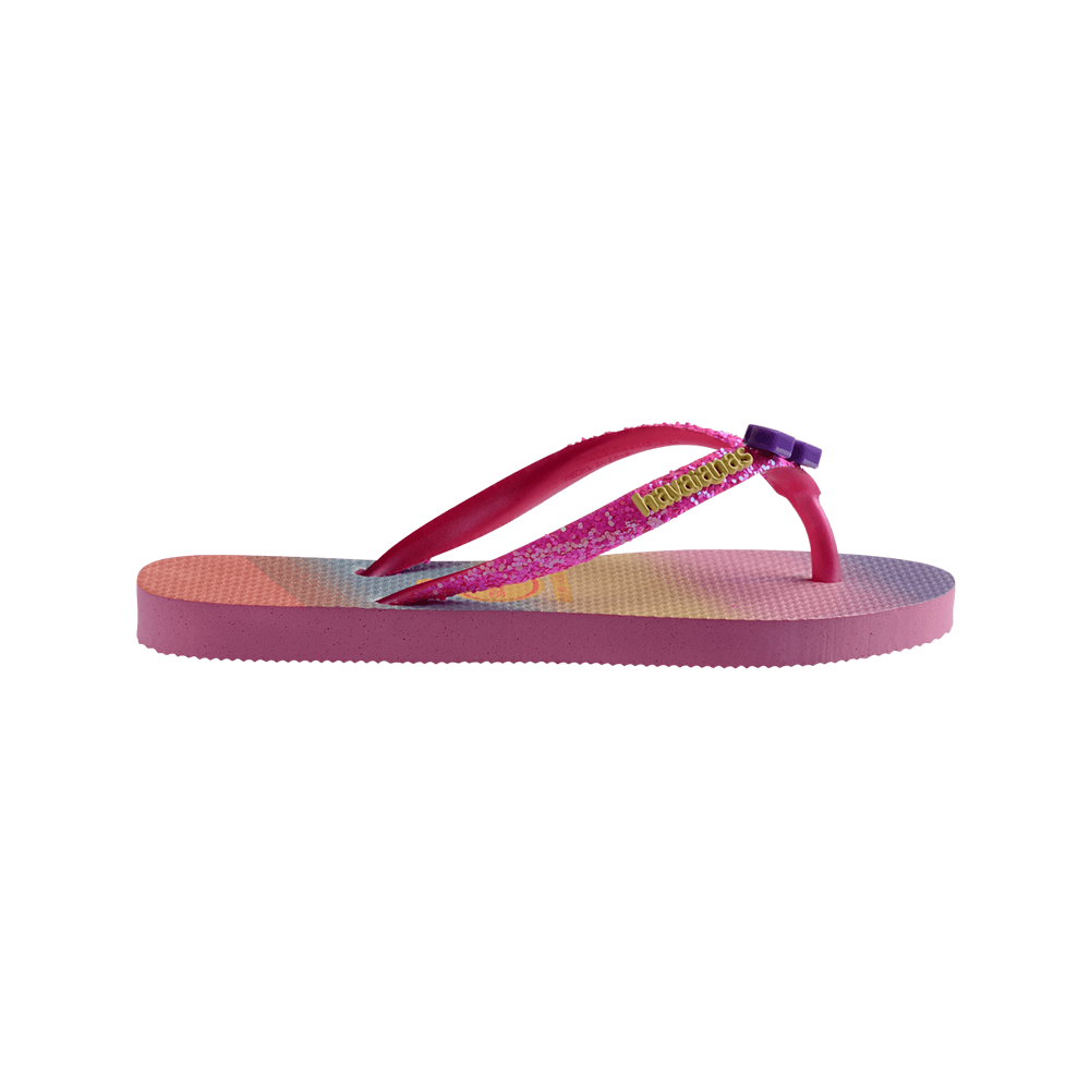 Havaianas Slim Glitter II Infradito Rosa Ballerino/Blush Dorato - Taglia 9-10, Made In Brazil