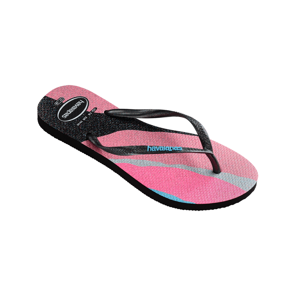 Havaianas Slim Palette Glow - Tongs Mini Me Pour Fille - Caoutchouc Confortable
